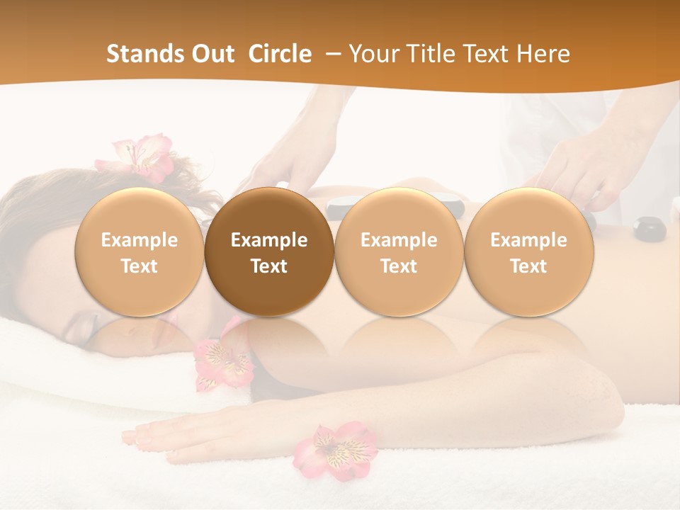 Flower Masseur Therapy PowerPoint Template