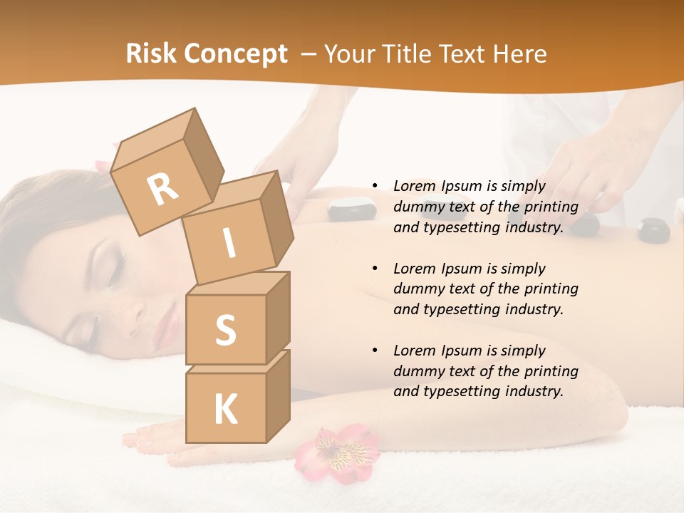 Flower Masseur Therapy PowerPoint Template