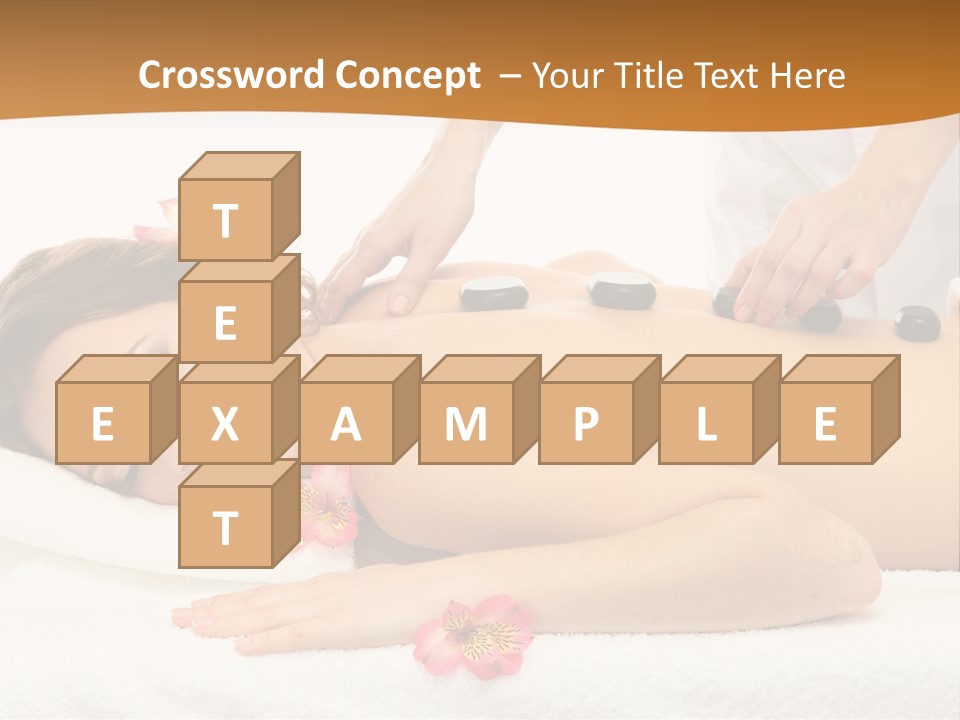 Flower Masseur Therapy PowerPoint Template
