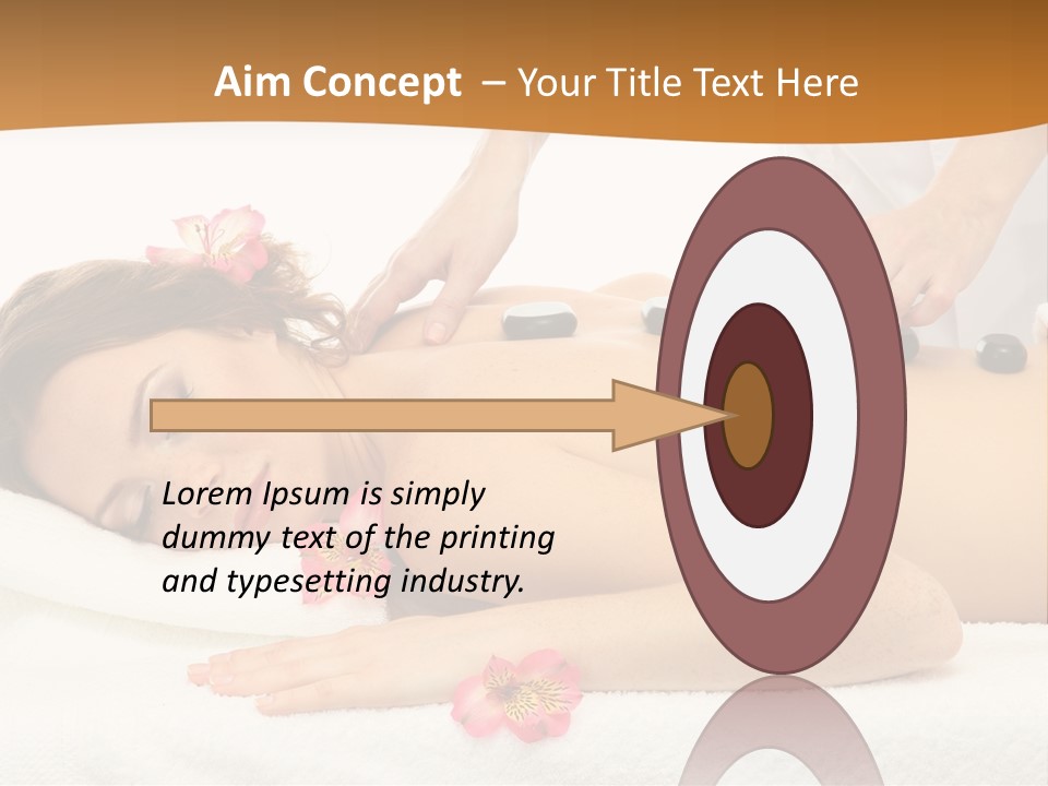 Flower Masseur Therapy PowerPoint Template