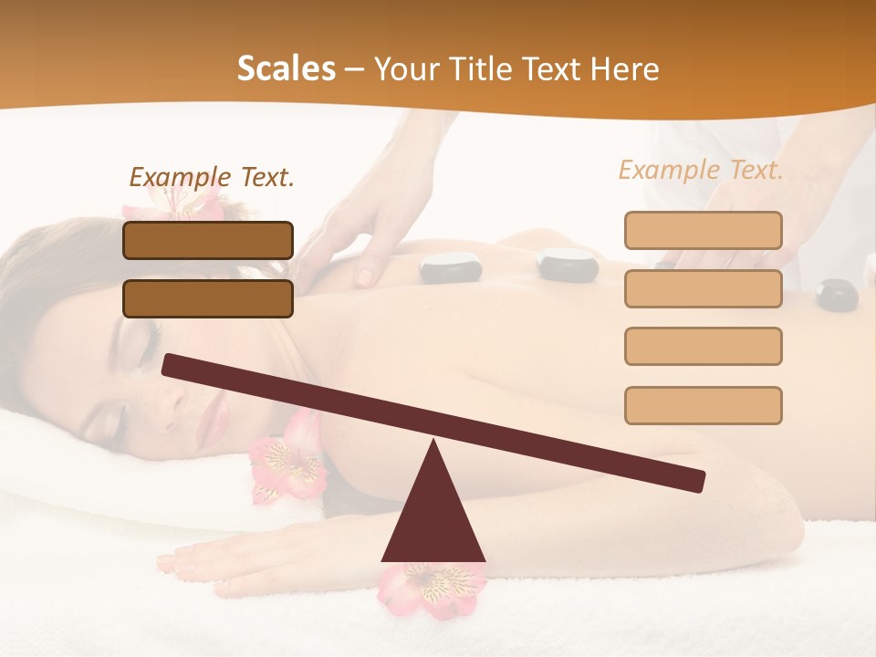 Flower Masseur Therapy PowerPoint Template