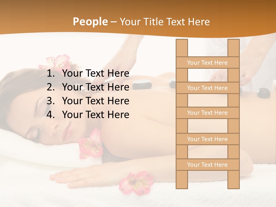 Flower Masseur Therapy PowerPoint Template