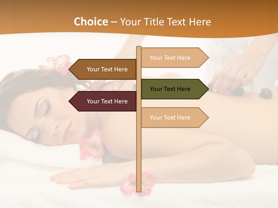 Flower Masseur Therapy PowerPoint Template