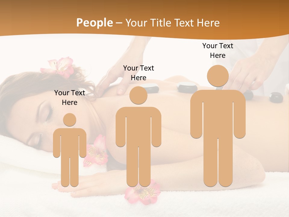 Flower Masseur Therapy PowerPoint Template