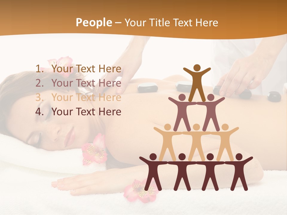 Flower Masseur Therapy PowerPoint Template