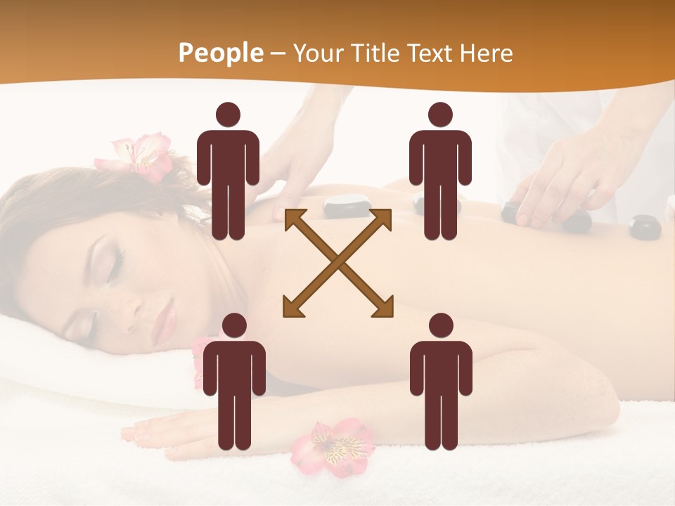 Flower Masseur Therapy PowerPoint Template