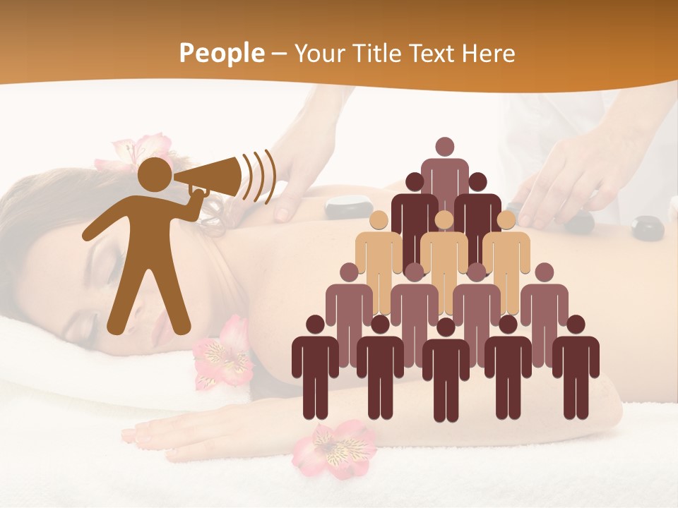 Flower Masseur Therapy PowerPoint Template