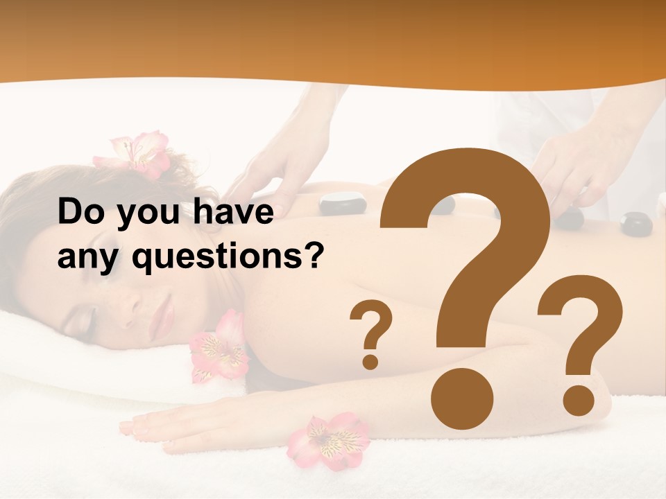 Flower Masseur Therapy PowerPoint Template