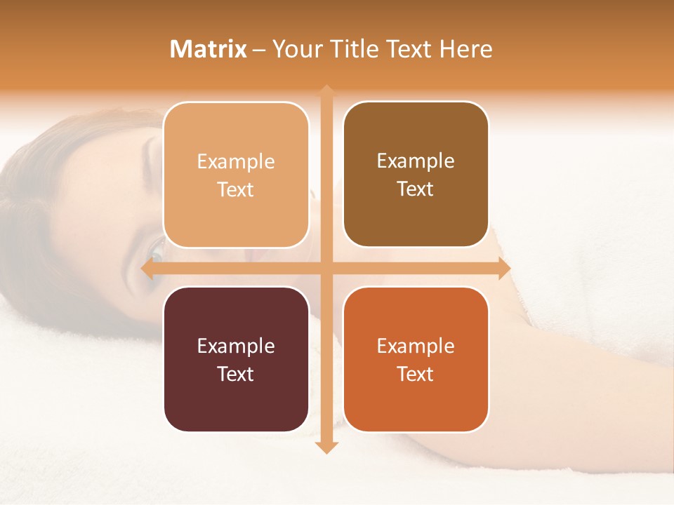 Massaging Relax Person PowerPoint Template