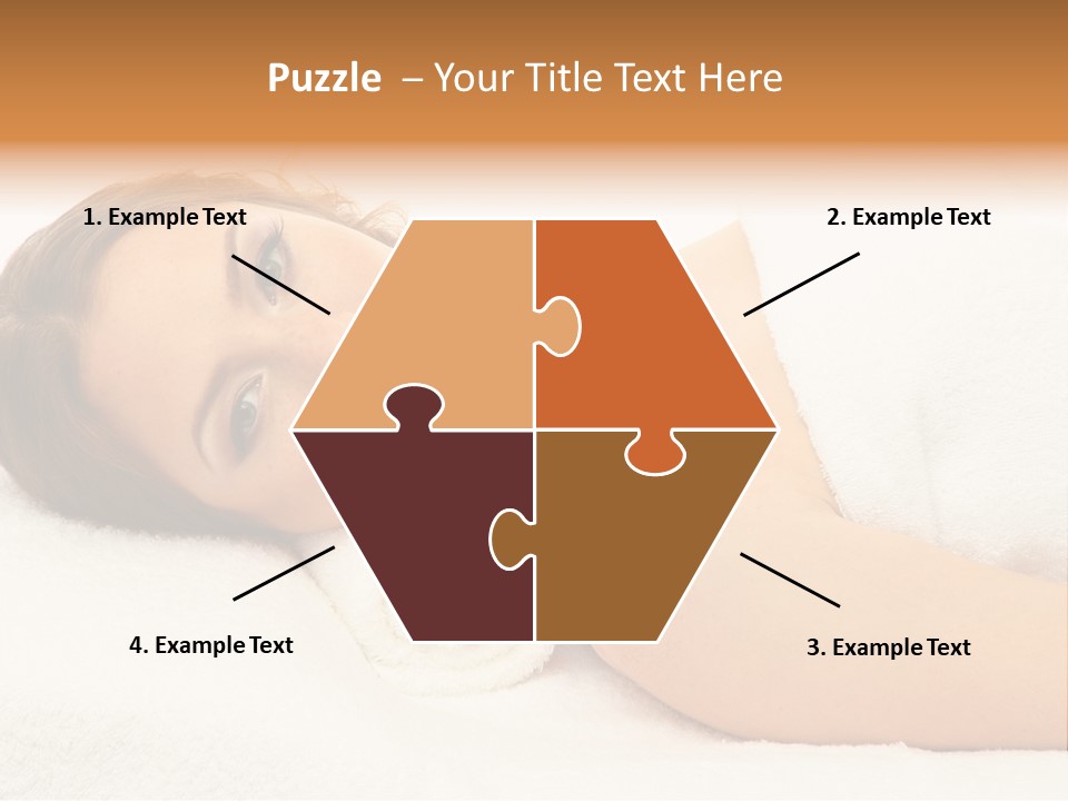 Massaging Relax Person PowerPoint Template