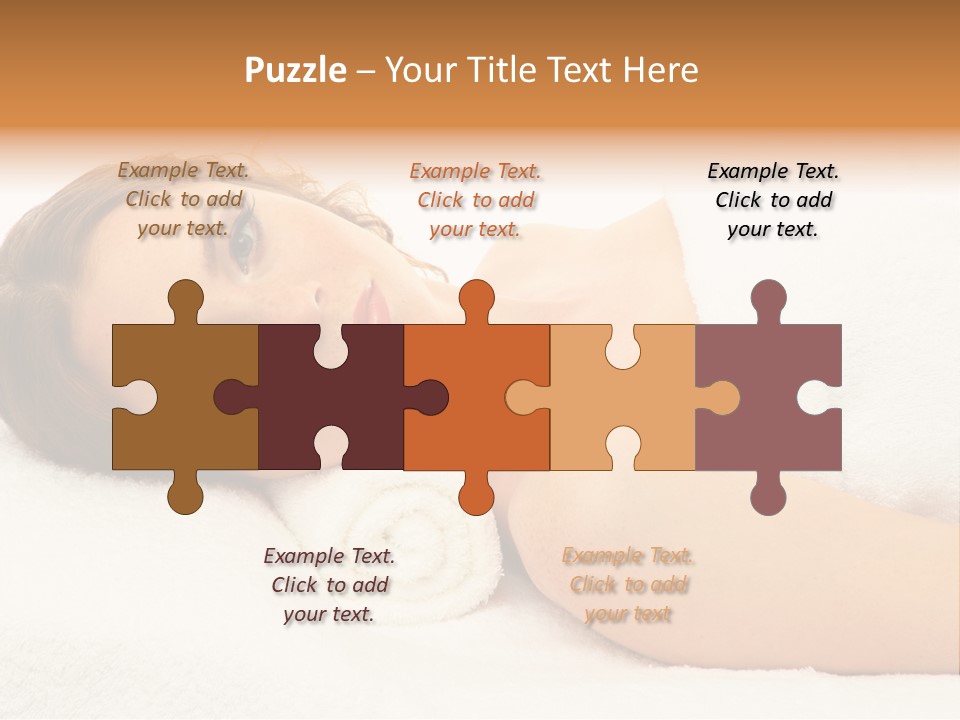 Massaging Relax Person PowerPoint Template