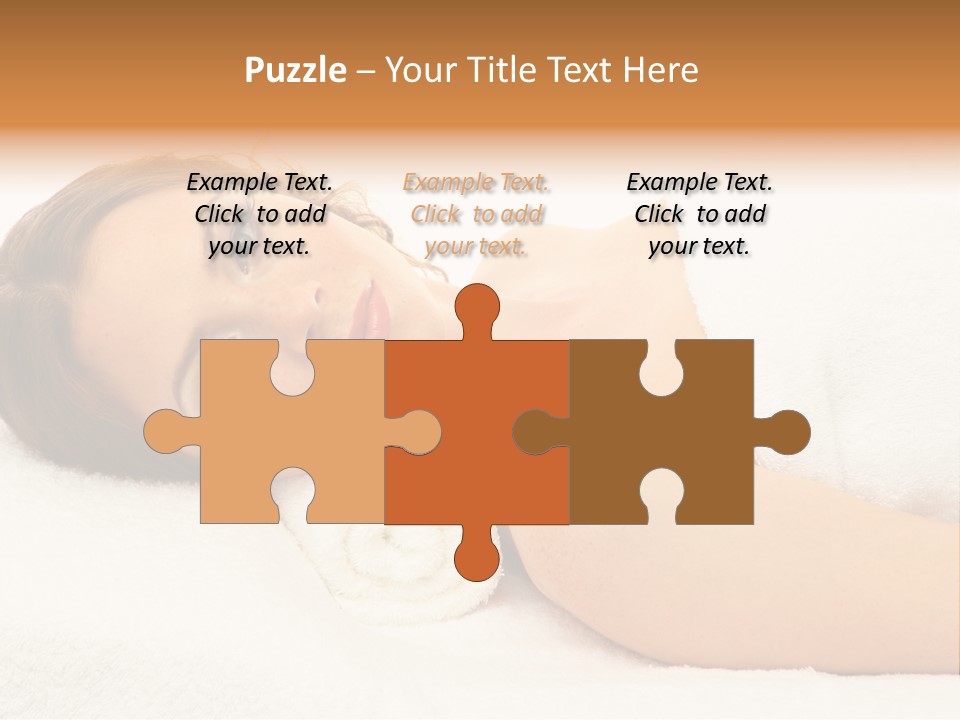 Massaging Relax Person PowerPoint Template