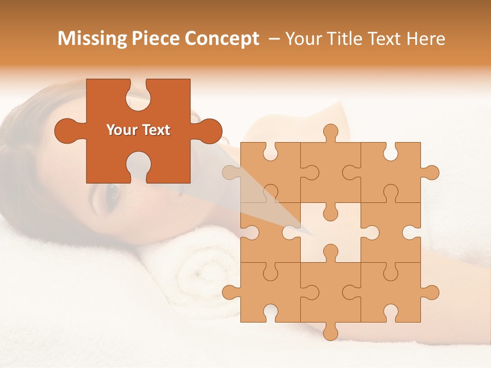 Massaging Relax Person PowerPoint Template