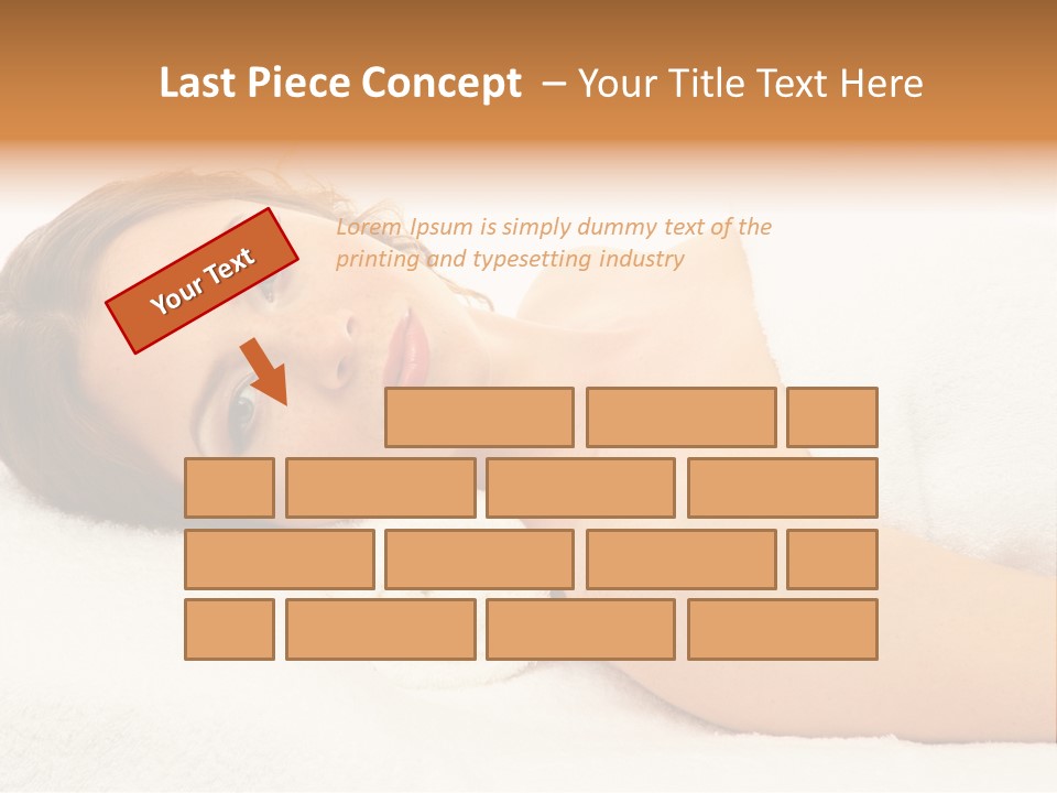 Massaging Relax Person PowerPoint Template