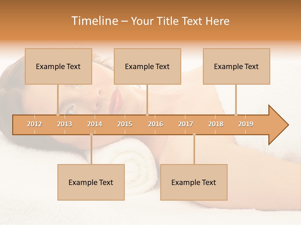 Massaging Relax Person PowerPoint Template