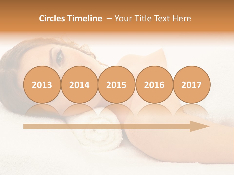 Massaging Relax Person PowerPoint Template