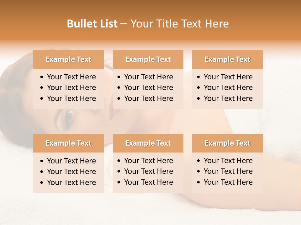 Massaging Relax Person PowerPoint Template