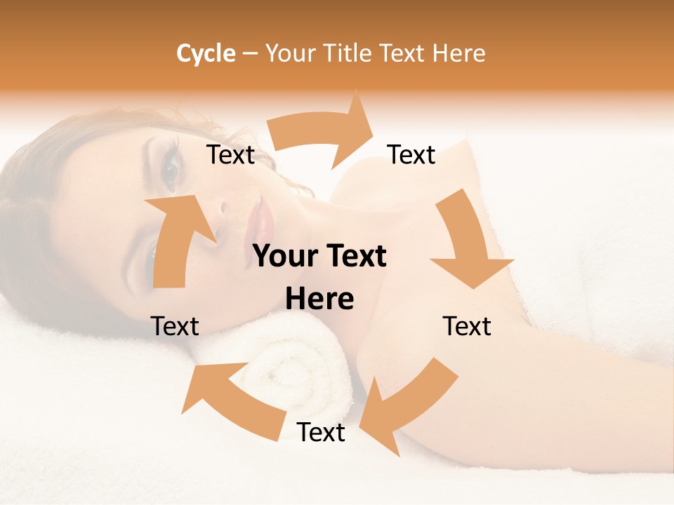 Massaging Relax Person PowerPoint Template