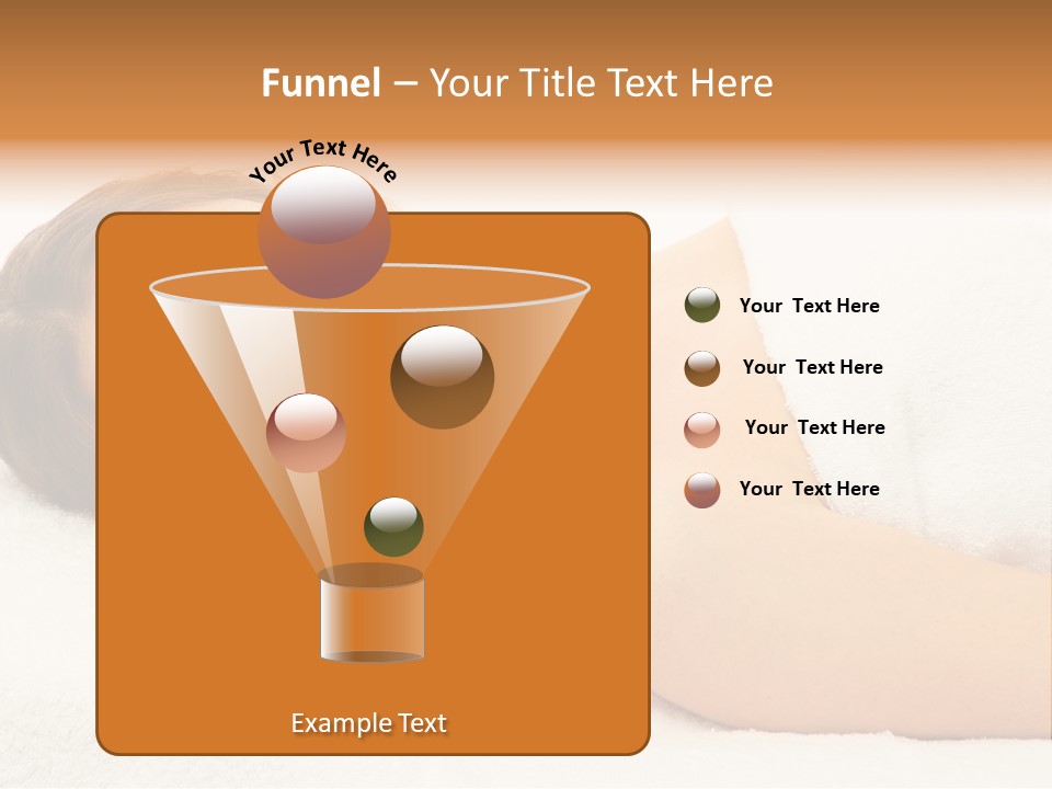 Massaging Relax Person PowerPoint Template