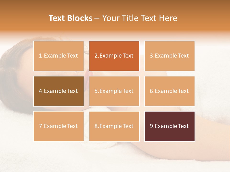 Massaging Relax Person PowerPoint Template