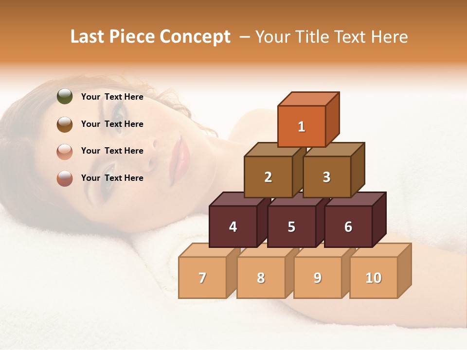 Massaging Relax Person PowerPoint Template