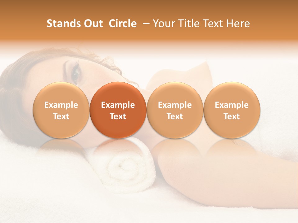 Massaging Relax Person PowerPoint Template