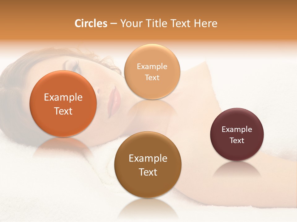 Massaging Relax Person PowerPoint Template