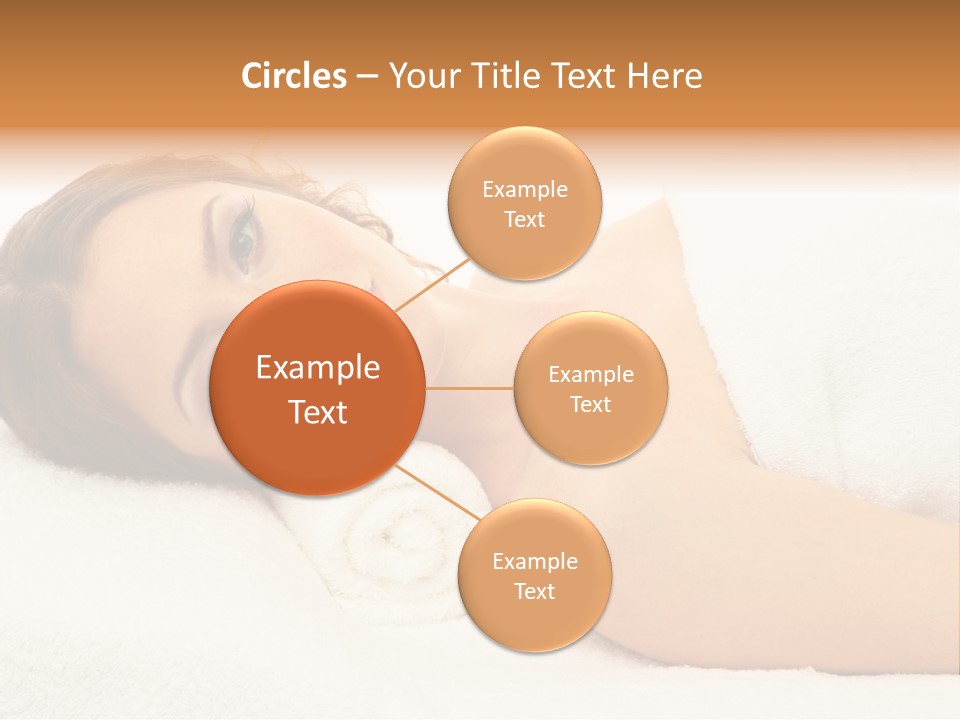 Massaging Relax Person PowerPoint Template