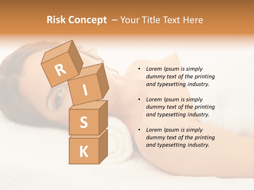 Massaging Relax Person PowerPoint Template