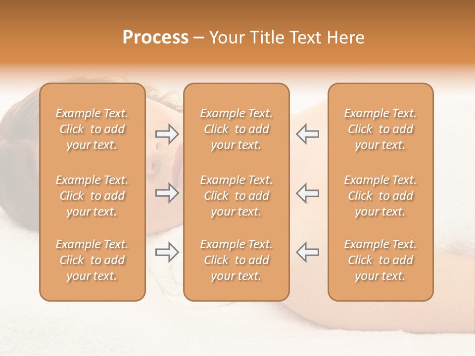 Massaging Relax Person PowerPoint Template