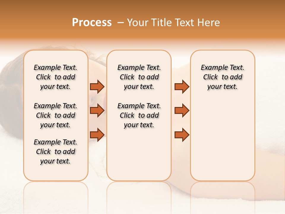 Massaging Relax Person PowerPoint Template