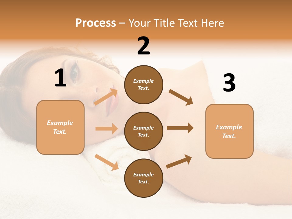 Massaging Relax Person PowerPoint Template