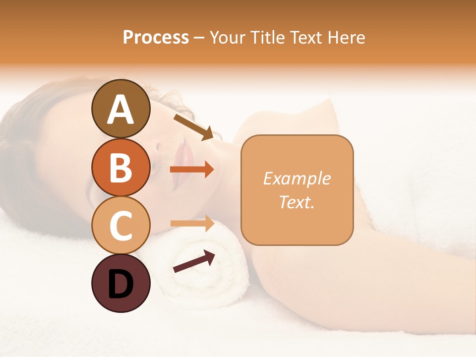 Massaging Relax Person PowerPoint Template