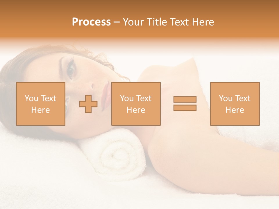 Massaging Relax Person PowerPoint Template
