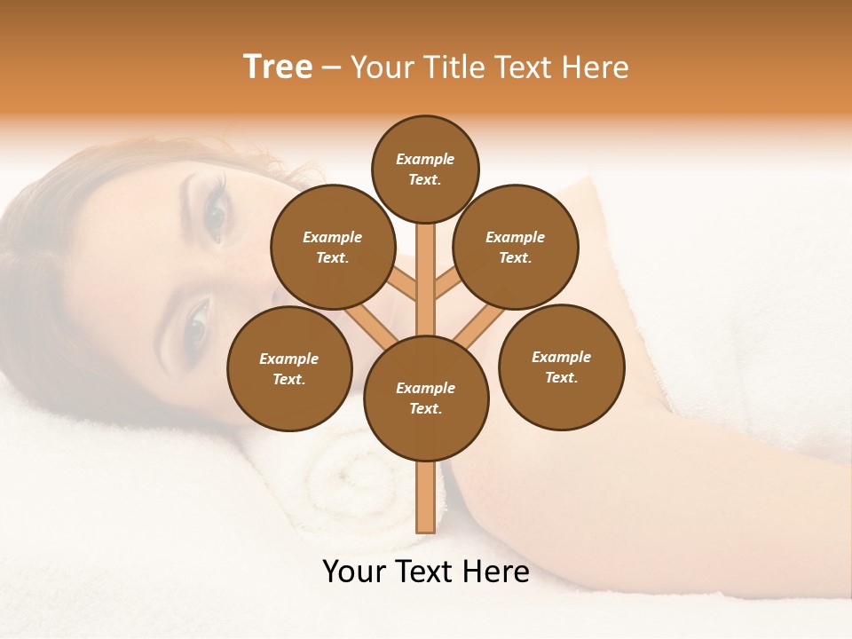 Massaging Relax Person PowerPoint Template