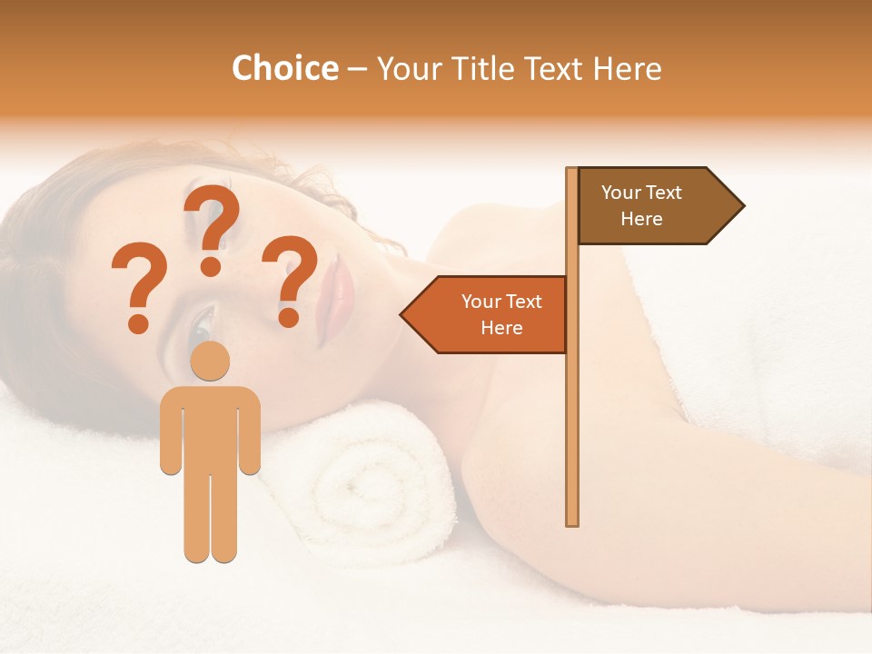 Massaging Relax Person PowerPoint Template