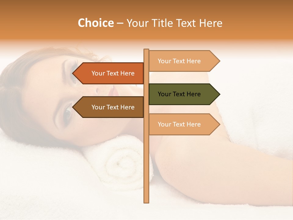 Massaging Relax Person PowerPoint Template