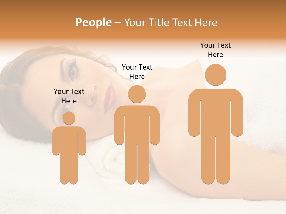 Massaging Relax Person PowerPoint Template