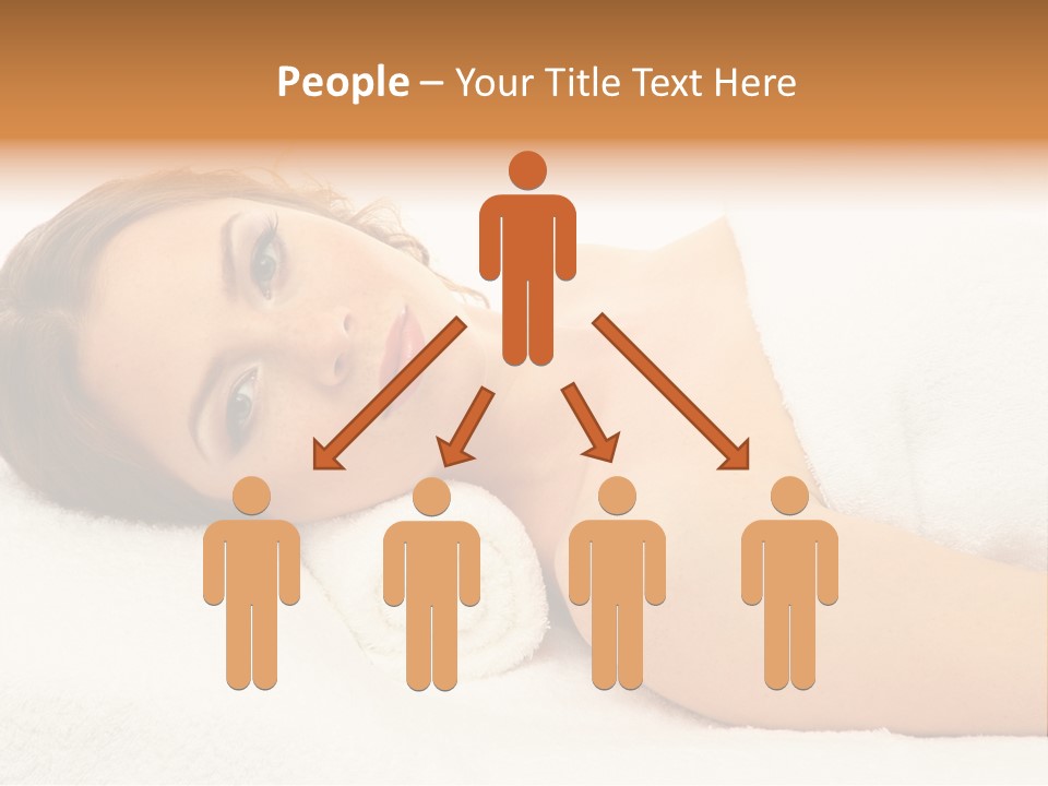 Massaging Relax Person PowerPoint Template