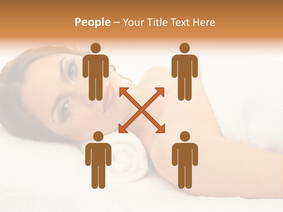 Massaging Relax Person PowerPoint Template