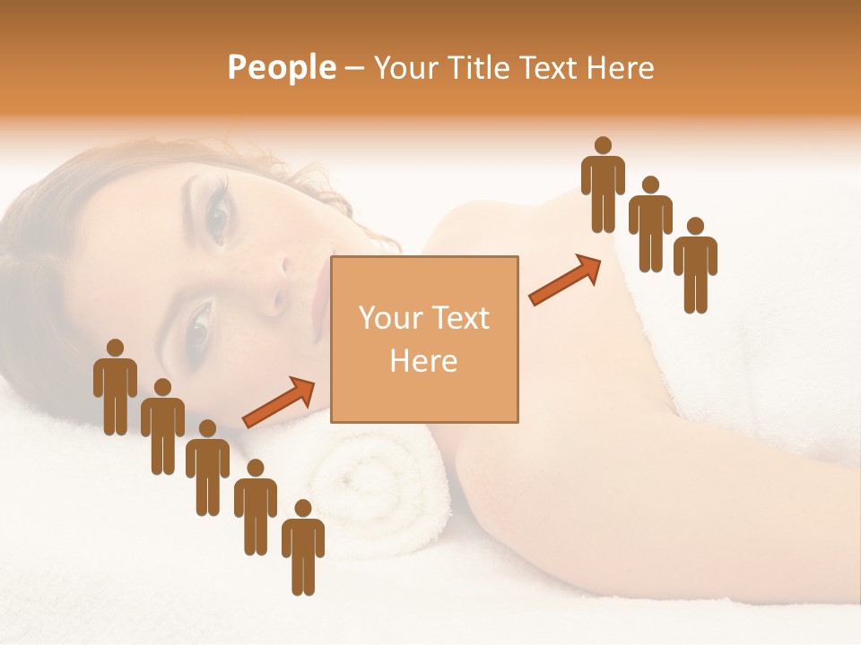 Massaging Relax Person PowerPoint Template
