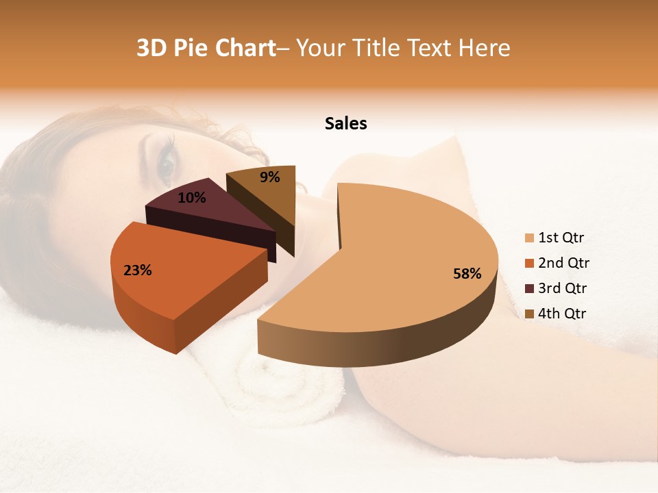 Massaging Relax Person PowerPoint Template