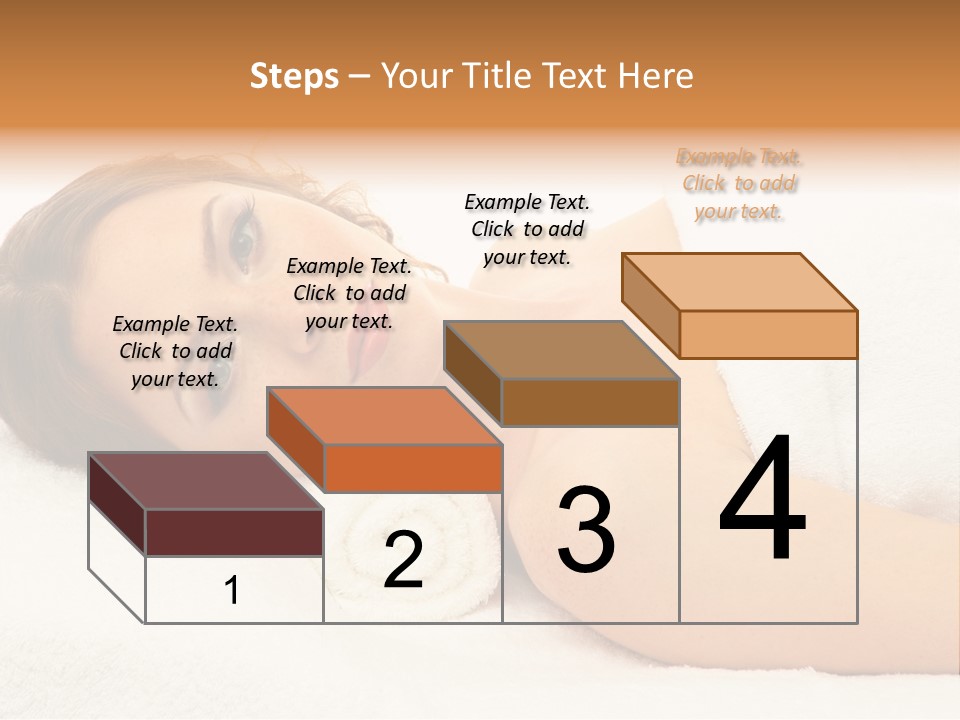 Massaging Relax Person PowerPoint Template