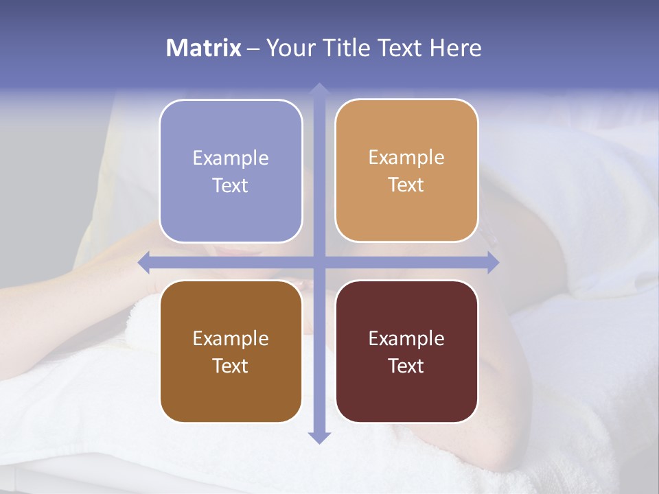 Lady Lying Getting PowerPoint Template