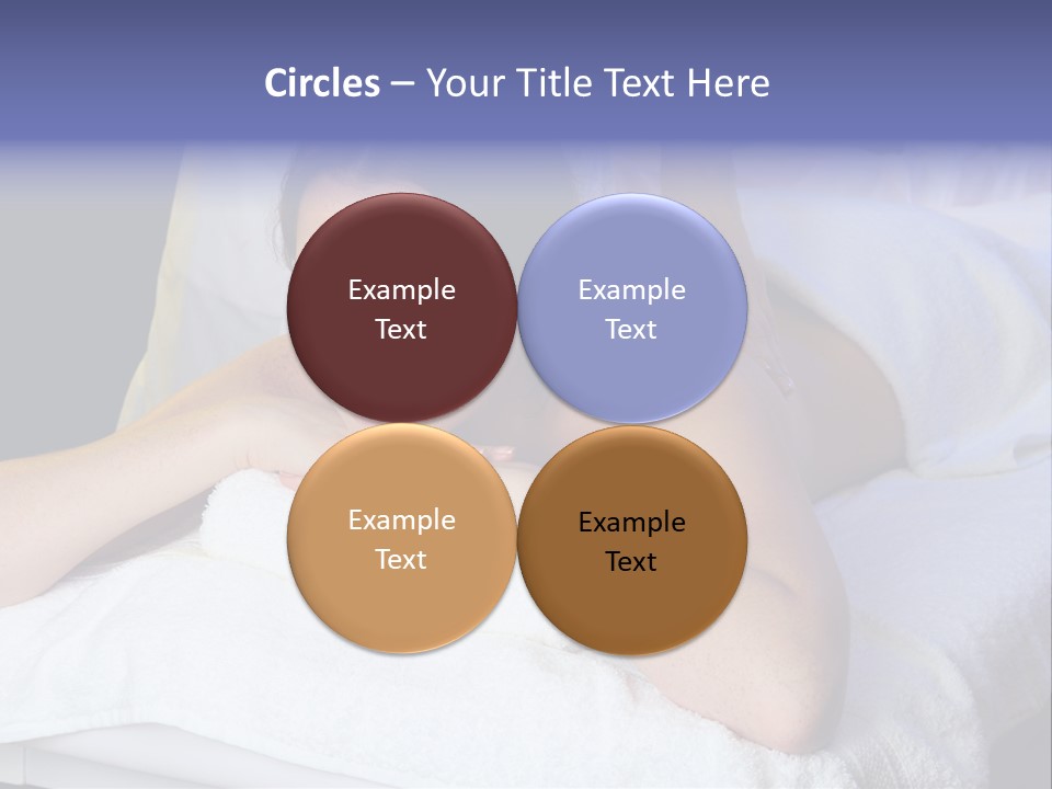 Lady Lying Getting PowerPoint Template