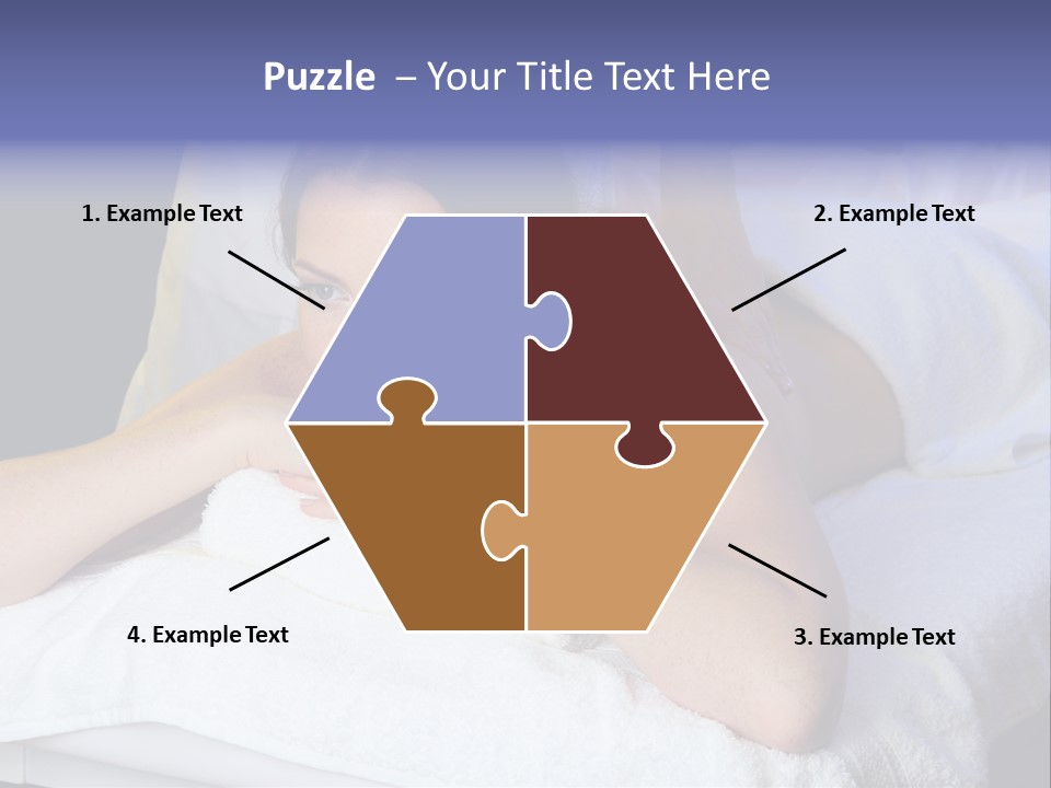 Lady Lying Getting PowerPoint Template