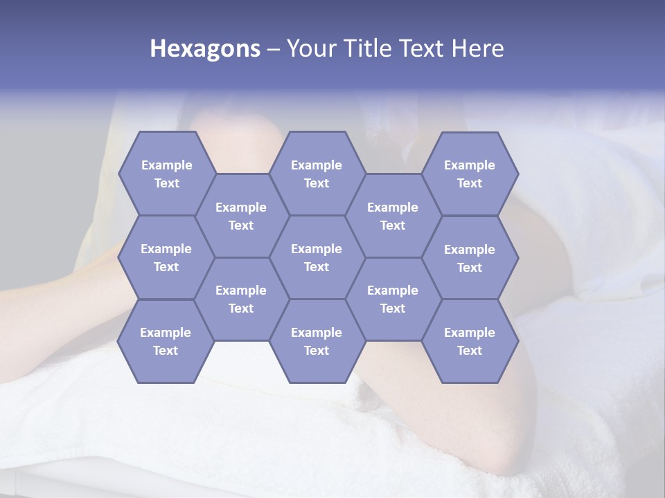 Lady Lying Getting PowerPoint Template