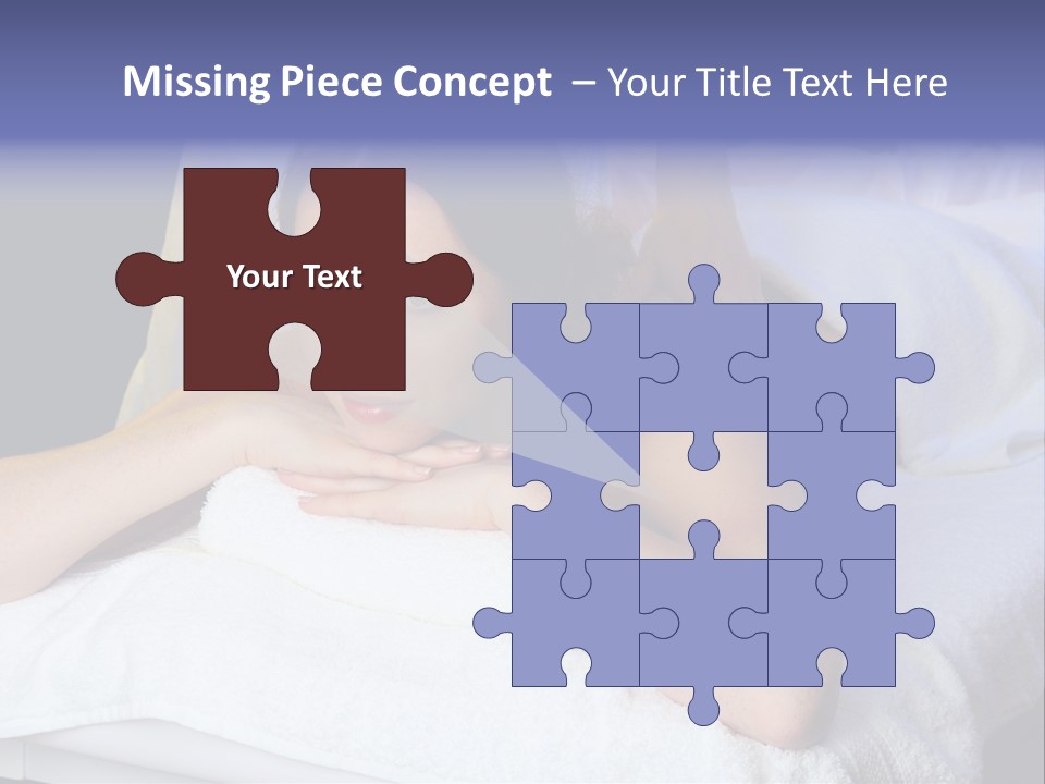 Lady Lying Getting PowerPoint Template