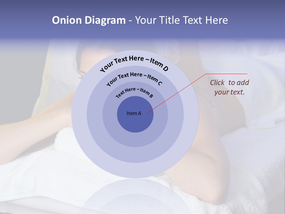 Lady Lying Getting PowerPoint Template