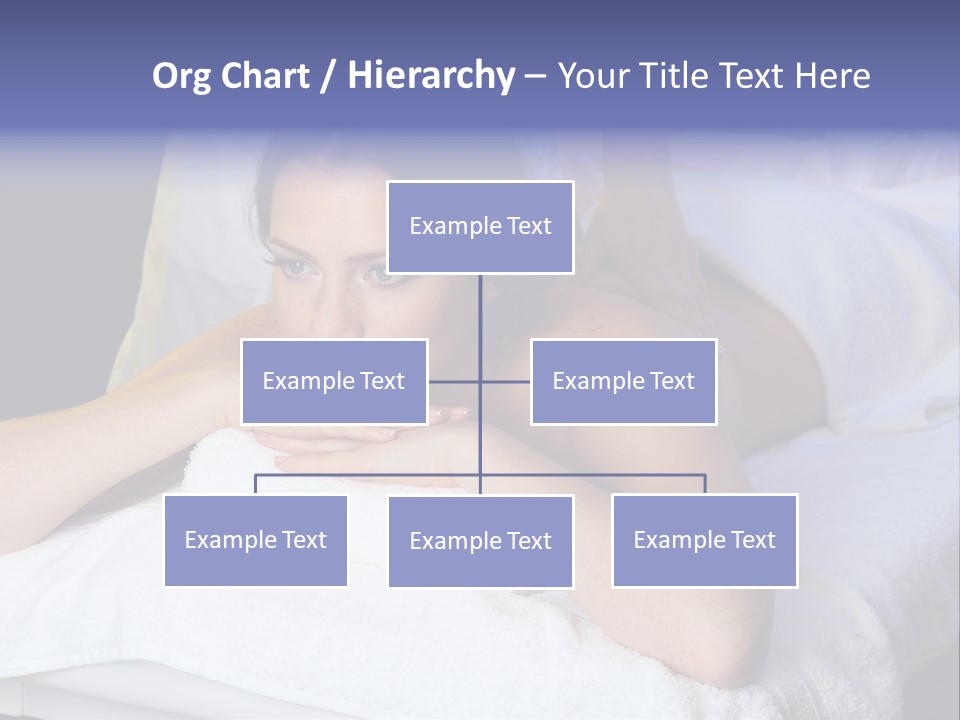 Lady Lying Getting PowerPoint Template